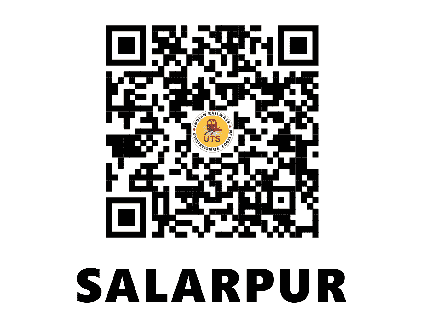 UTS QR Code for SALARPUR - SLRP - NR (UTTAR PRADESH)